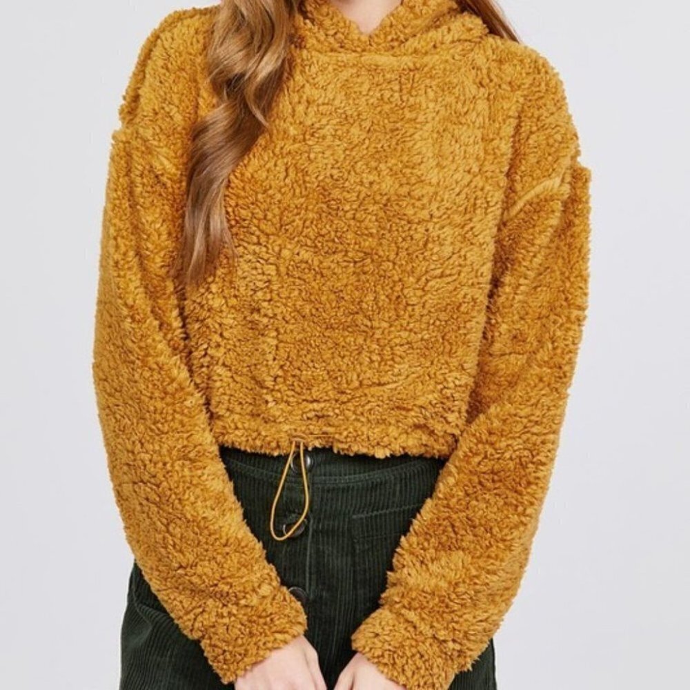 MUSTARD HOODIE - Picture 2 of 4